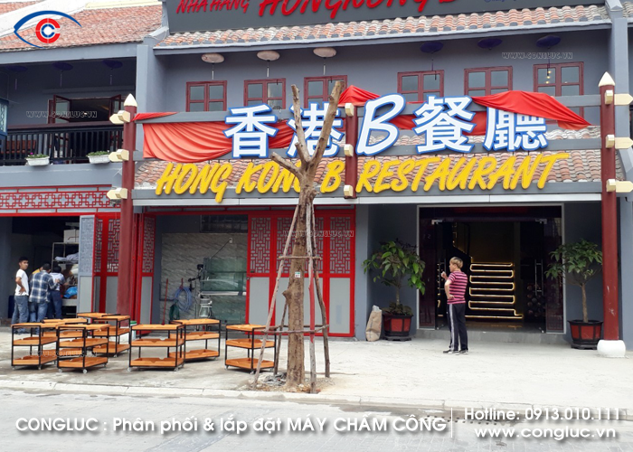Lắp máy chấm công cho nhà hàng Hồng Kông tại Bãi Cháy Quảng Ninh