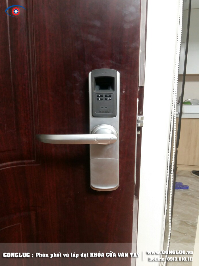 Lắp khóa cửa vân tay căn hộ 18 tầng 11 tòa nhà SHP Hải Phòng
