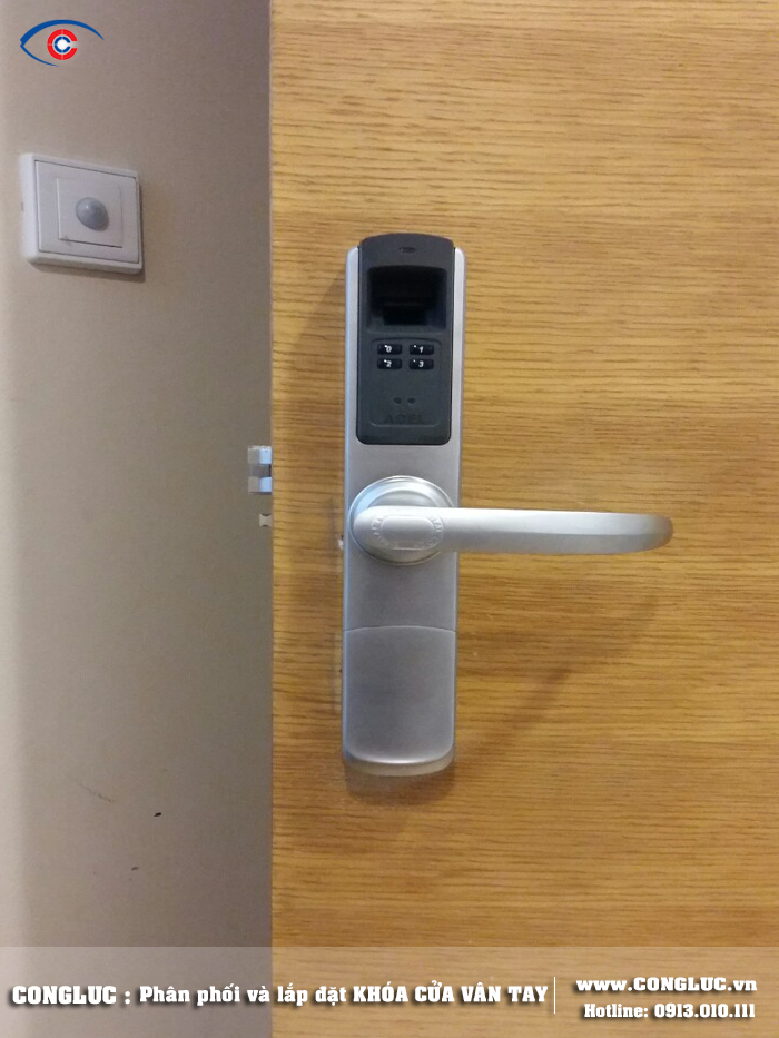 Lắp khóa vân tay căn hộ tầng 17 tòa nhà SHP Hải Phòng