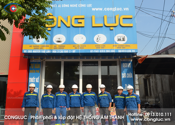 Cộng Lực nhà thầu thi công hệ thống âm thanh tại khu chung cư Hoàng Huy Pruksa town hải phòng