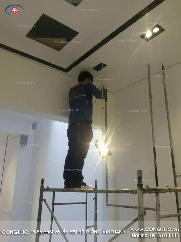 cộng lực thi công hệ thống âm thanh bệnh viện
