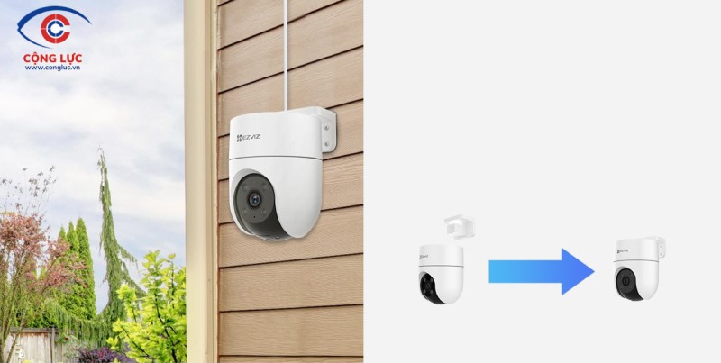 Bán camera ip wifi ezviz h8c 2mp chính hãng giá rẻ tại hải phòng