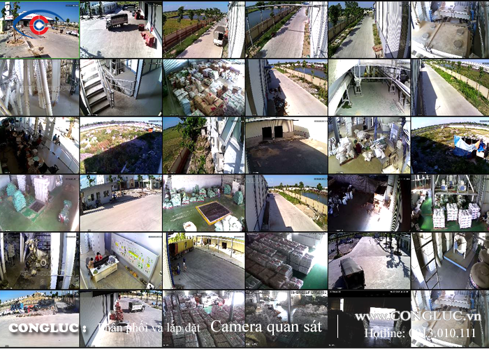 Lắp đặt hệ thống camera giám sát an ninh tại nhà máy cám Tân Phát Hà Nam
