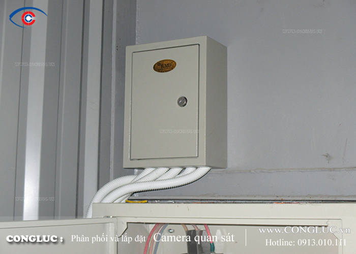 Tủ điện kết nối hệ thống camera giám sát tại Hà Nam
