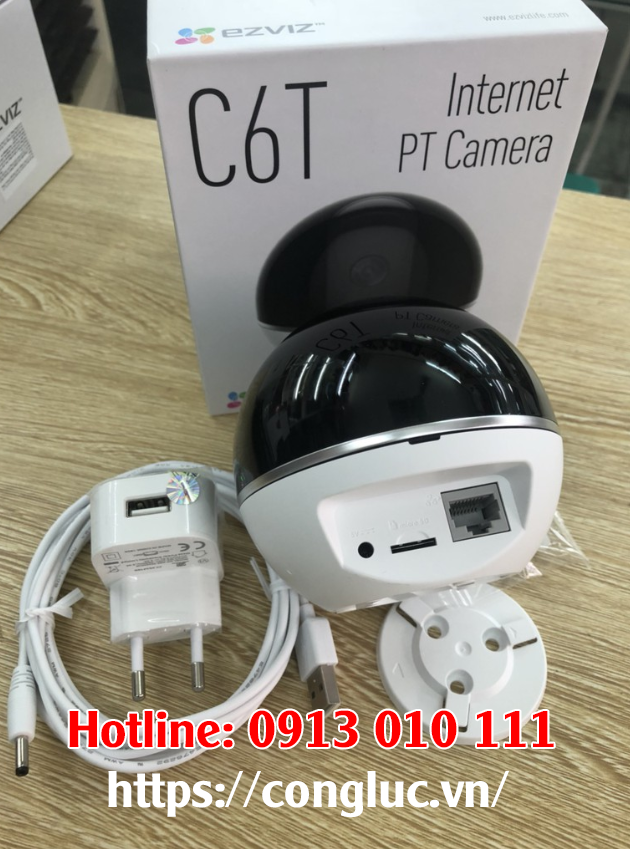 lắp camera wifi ezviz c6t giá rẻ tại hải phòng