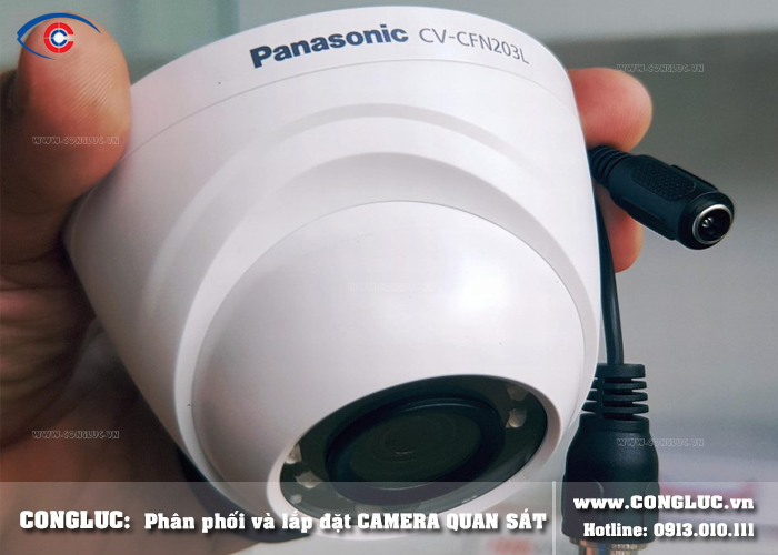 Lắp camera quan sát Panasonic trong nhà