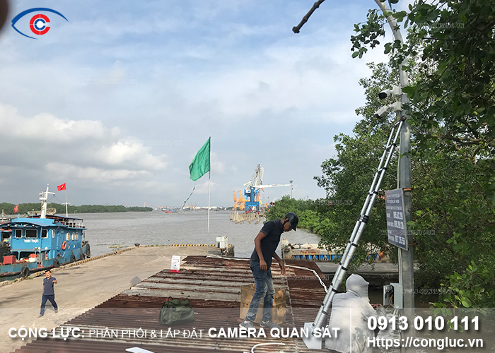 lắp đặt camera tại cầu cảng hải phòng camera cộng lực