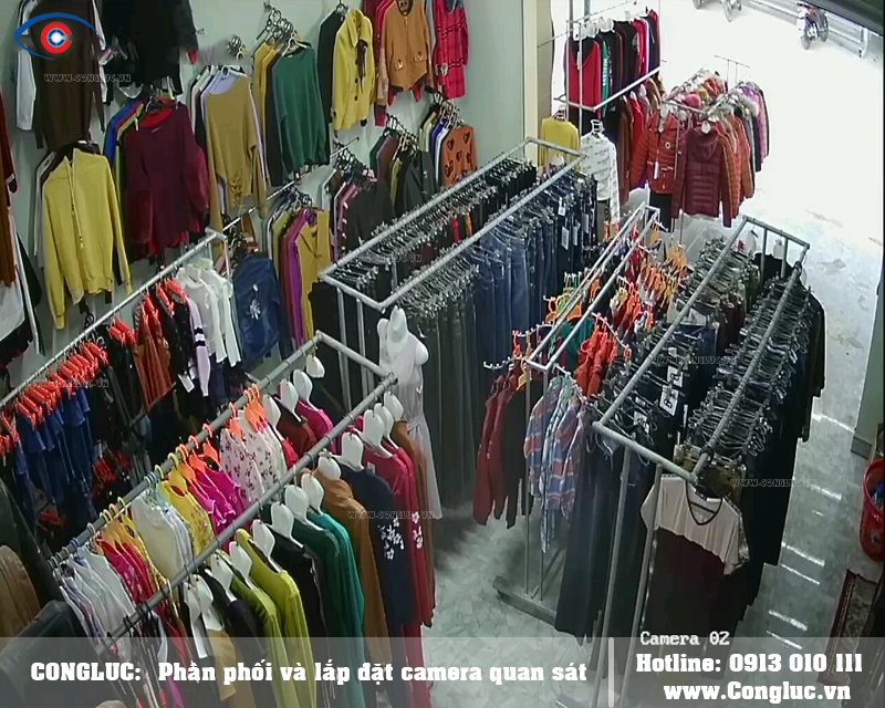 Lắp trọn bộ camera giám sát an ninh cho cửa hàng quần áo