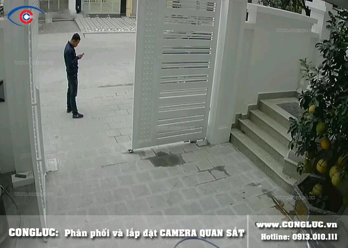 Lắp camera giám sát an ninh biệt thự tại đường Lê Hồng Phong