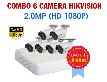 Lắp đặt trọn gói 6 mắt camera hikvision 2.0