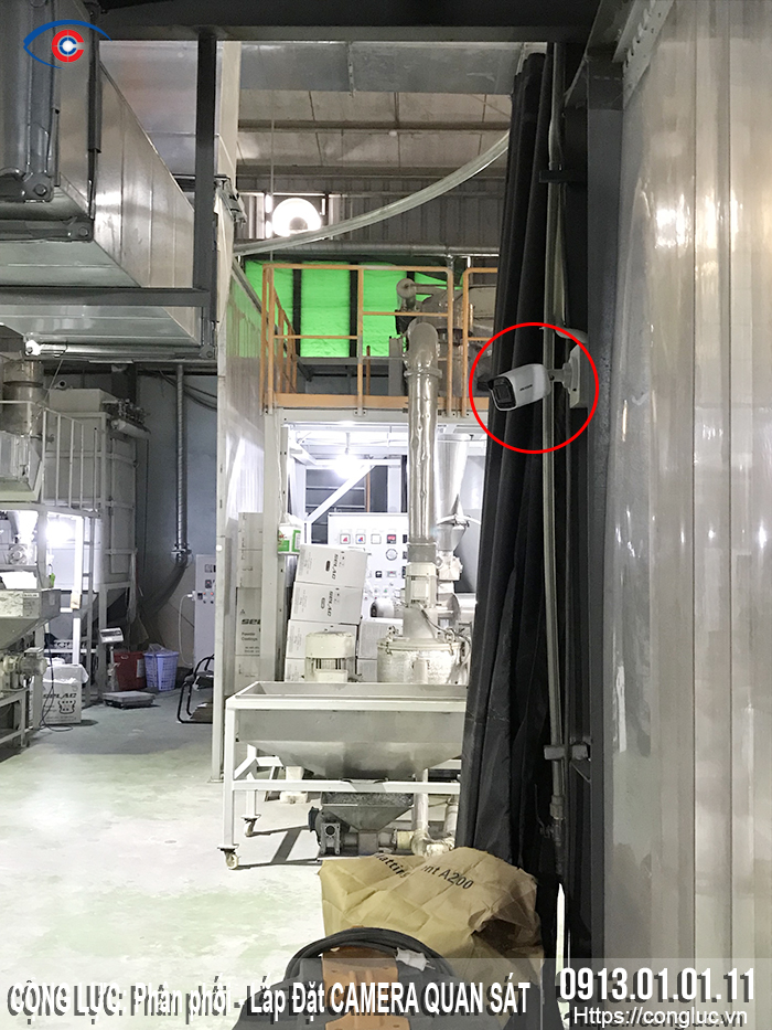 lắp camera quan sát nhà máy sơn hải phòng số 2 kcn tràng duệ