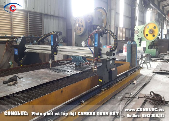 Lắp camera quan sát nhà máy thép melin hải phòng