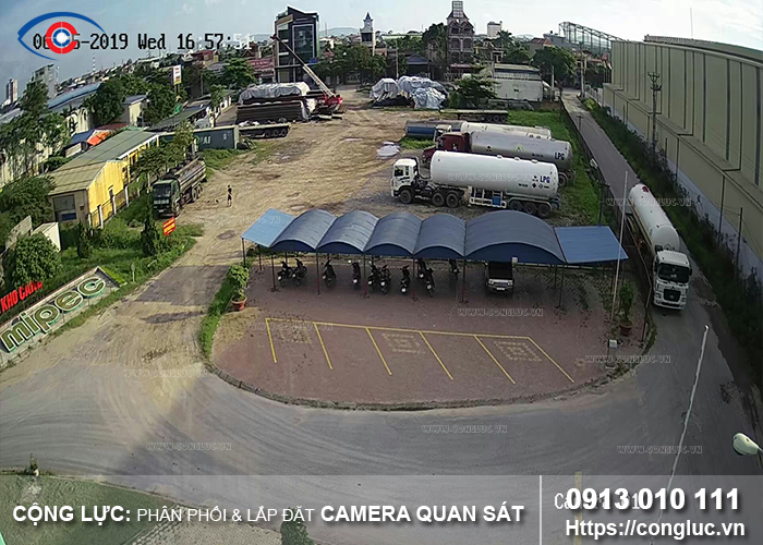 hình ảnh camera quan sát tại công ty hóa dầu quân đội mipec chi nhánh hải phòng