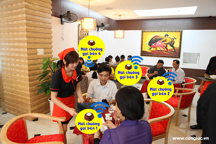 Bán chuông gọi phục vụ không dây giá rẻ tại Hải Phòng