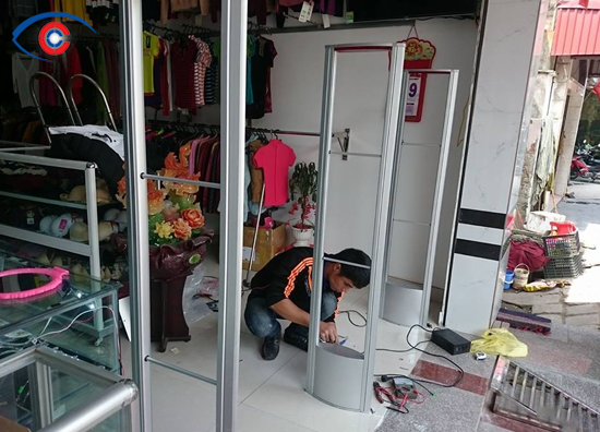 Lắp cổng từ an ninh cửa hàng tại Hải Phòng