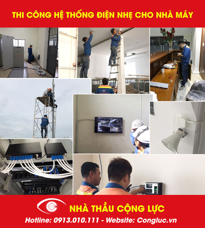 công ty cộng lực thi công hệ thống điện nhẹ cho nhà máy tại hải phòng
