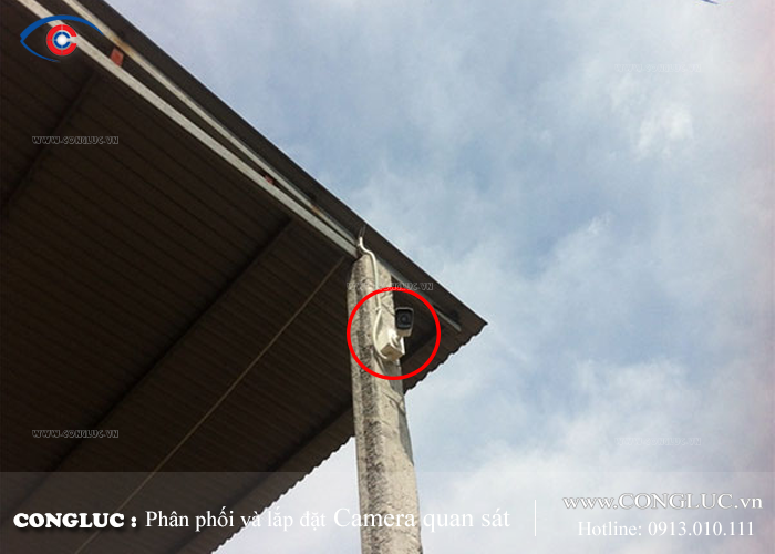 Lắp đặt camera quan sát an ninh tại công ty Đại Quảng Phú Hải Dương