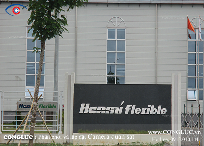 Lắp đặt camera quan sát tại KCN Tràng Duệ, Công ty HANMIFLEXXIBLE VINA