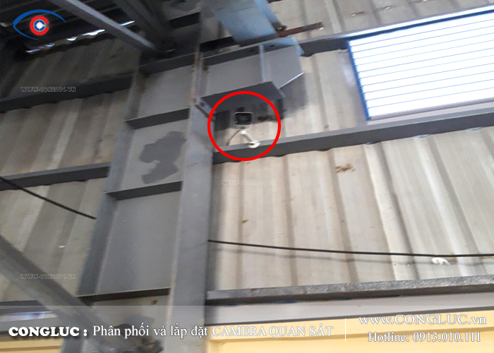 Lắp đặt camera giám sát cho công ty cáp thép Phượng Thư tại Hải Phòng