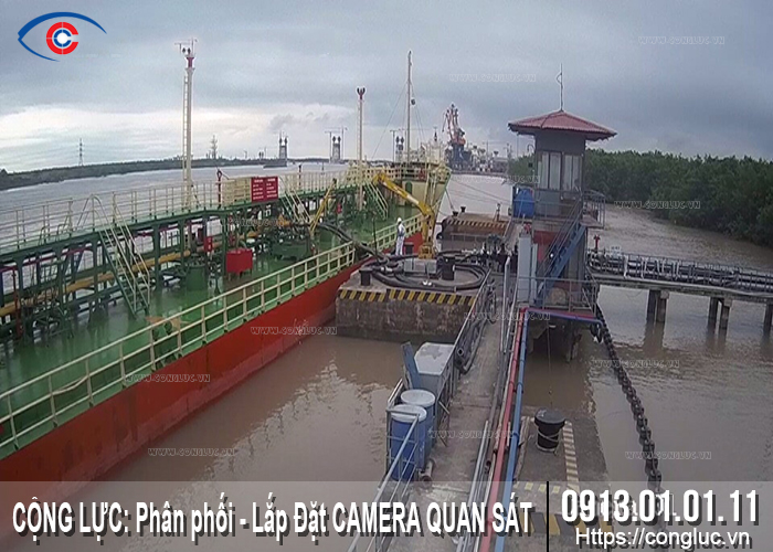 lắp đặt camera quan sát chống ăn mòn cảng biển