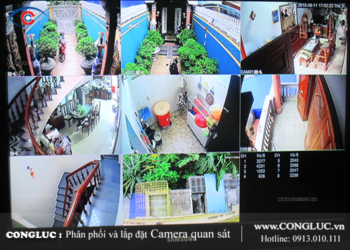 Hệ thống camera quan sát chống trộm cho gia đình