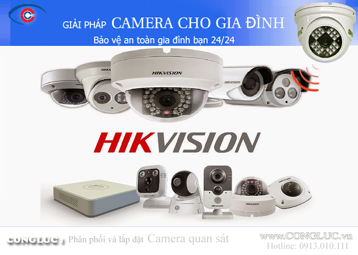 Lắp đặt trọn bộ camera Hikvision cho gia đình