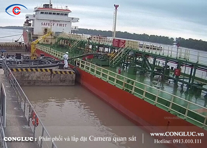 Lắp đặt camera giám sát trên tàu thủy