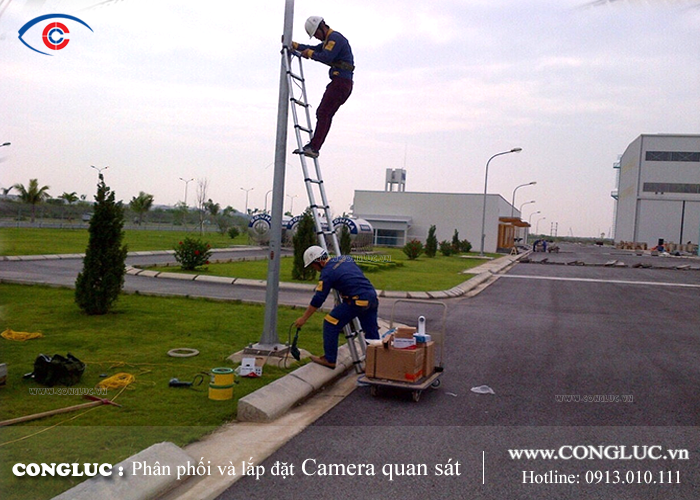 Lắp đặt camera giám sát an ninh tại khu công nghiệp hải phòng