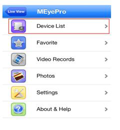 Phần mềm Meyepro xem camera trên điện thoại