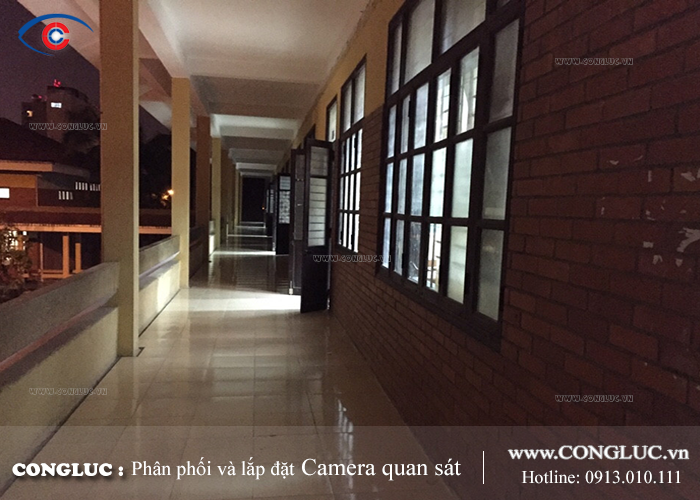 Lắp đặt camera quan sát tại trường thpt Hermann Gmeiner Hải Phòng