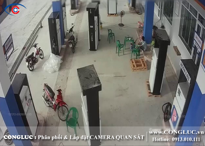 lắp camera quan sát trạm xăng tại Bắc Sơn Hải Phòng