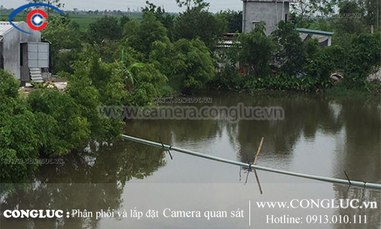 Thi công lắp đặt camera Hikvision cho trang trại tại Thái Bình