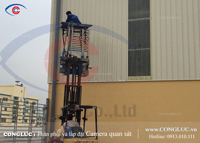 Lắp đặt camera giám sát an ninh tại công ty Hoàng Thành Hải pHòng