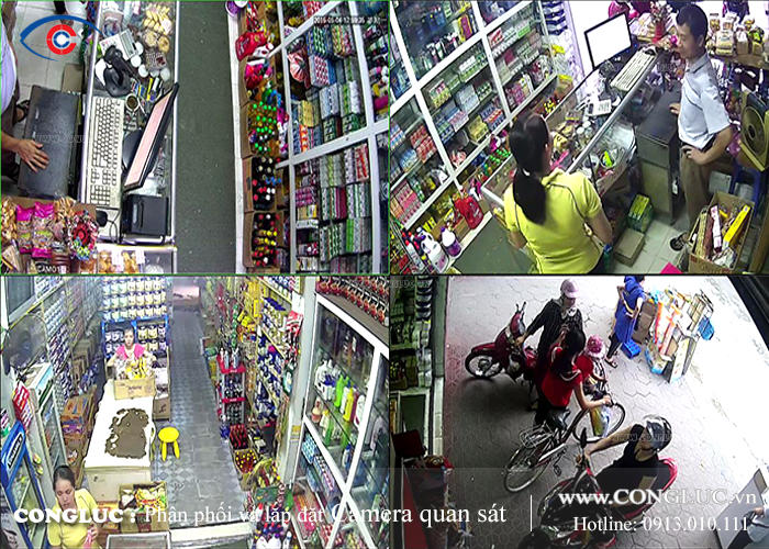 Lắp đặt hệ thống camera quan sát an ninh cho cửa hàng