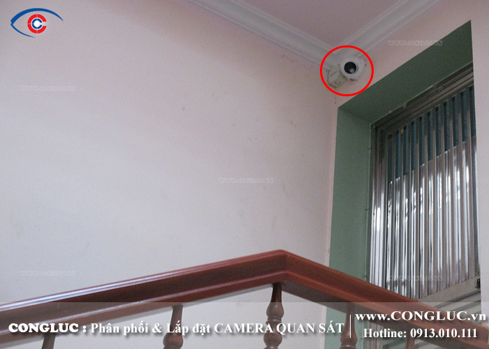 lắp camera quan sát tại phường Lam Sơn cho gia đình chị Phương