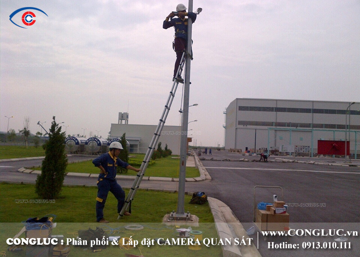 Lắp camera quan sát tại KCN Đình Vũ Hải Phòng