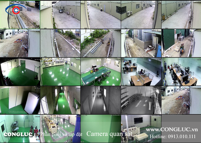 lắp camera quan sát tại cụm công nghiệp cảnh hầu quận kiến an