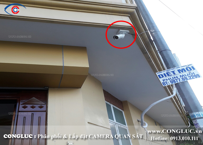 Lắp đặt camera quan sát tại Hồng Thái An Dương Hải Phòng