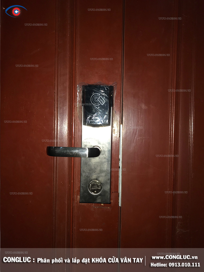 Lắp khóa cửa từ adel 1800wcl tại Văn Cao Hải Phòng