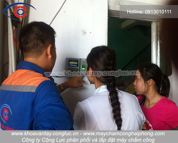 Lắp đặt máy chấm công tại Quận Kiến An Hải Phòng