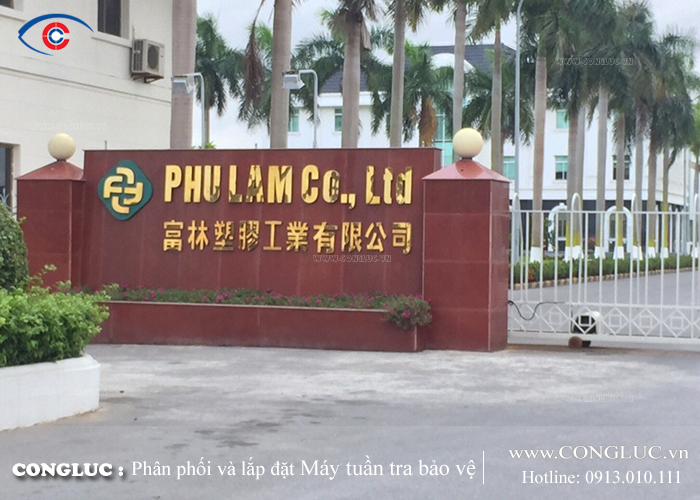 Lắp đặt máy tuần tra bảo vệ tại Dương Kinh,Hải Phòng công ty nhựa Phú Lâm