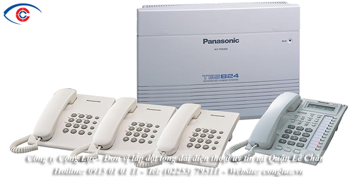 Lắp tổng đài điện thoại Panasonic tại Lê Chân Hải Phòng