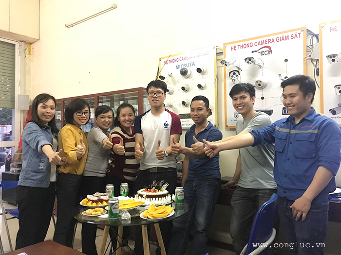Công ty Cộng Lực tổ chức sinh nhật cho nhân viên sinh tháng 1,2,3