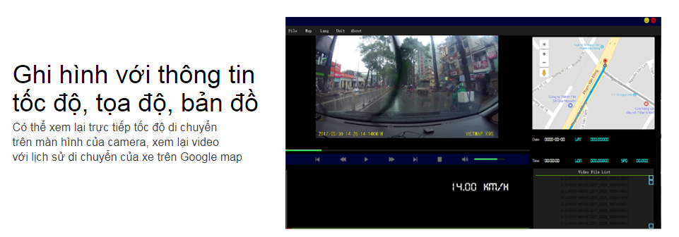Lắp camera hành trình VietMap X9S cho xe ô tô